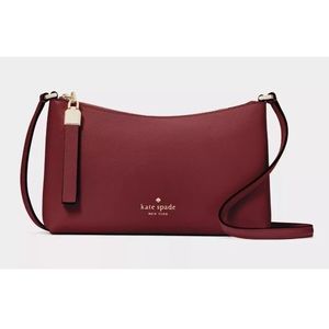 New Kate Spade Sadie Crossbody Saffiano Leather Grenache